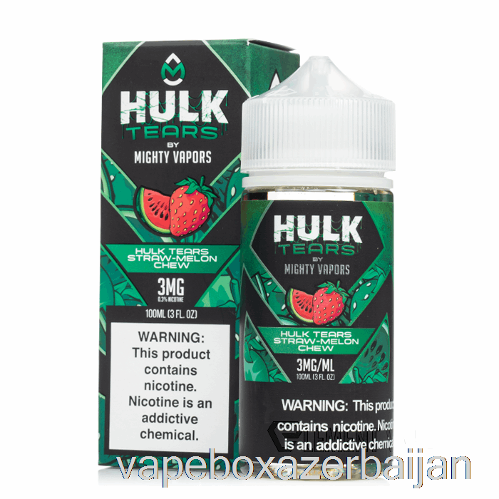 Vape Smoke Hulk Tears Straw Melon Chew - Hulk Tears - 100mL 6mg